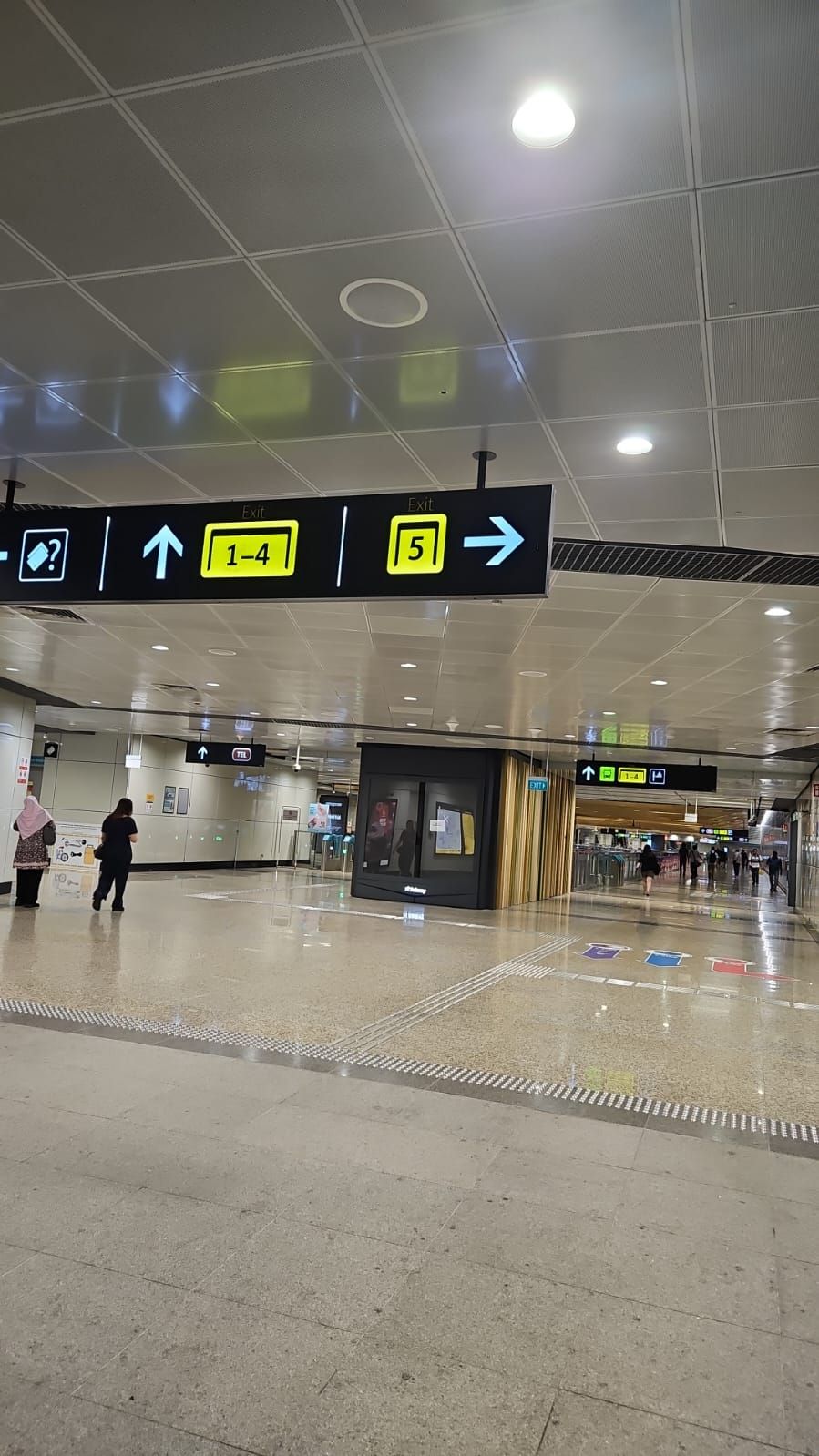 Woodlands North MRT station interior, Thomson–East Coast Line — the Singapore terminus of the upcoming RTS Link to Johor Bahru